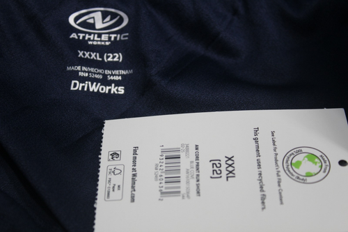 Athletic Works 2 pair elastic waist lined running shorts with pockets XXXL NWT - Picture 3 of 6