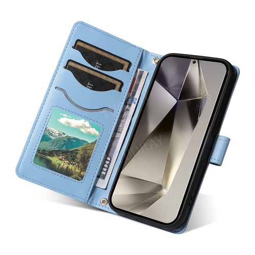 Für Samsung Galaxy A55 A56 A54 A36 A16 Handyhülle Schutz Cover Klapphülle Magnet - Bild 87 von 119