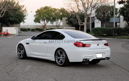 6-Series Paint #300 White Fit For BMW F13 2D Coupe M6 Type Trunk Spoiler 650i - Picture 5 of 5