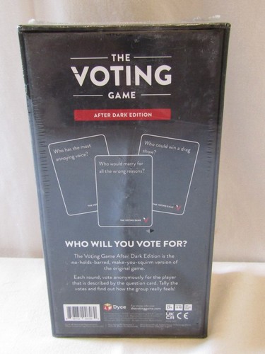 NEW FACTORY SEALED THE VOTING GAME AFTER DARK EDITION ( AGE 17+ ). - Picture 2 of 2