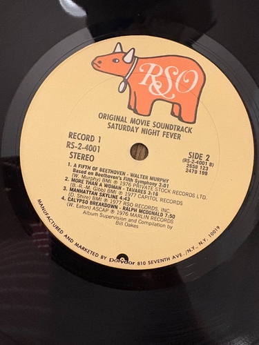 Saturday Night Fever (The Original Movie Sound Track) Double LP Vinyl Album EX - Picture 10 of 13