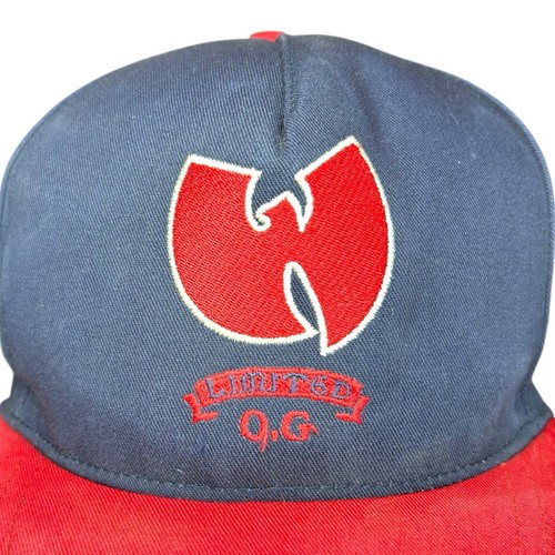 Gorra Wu-Tang Clan Snapback OG Limited Azul Rojo Talla Única Rap Hip Hop Música Años 90 - Imagen 2 de 10