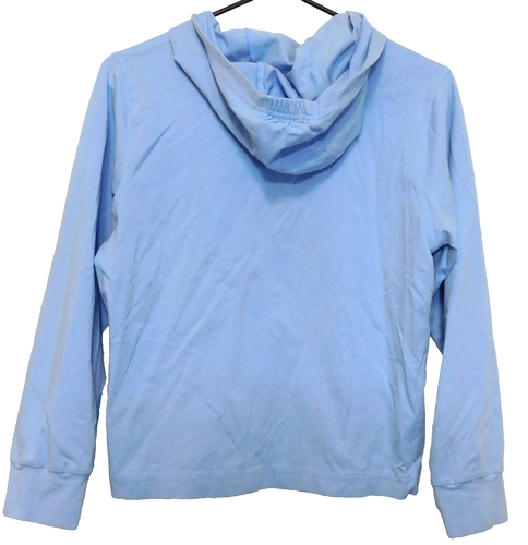 Childrens Place Full Zip Hoodie Girls XL 14 Jacket Crystal Heart Blue Pockets - Picture 4 of 5
