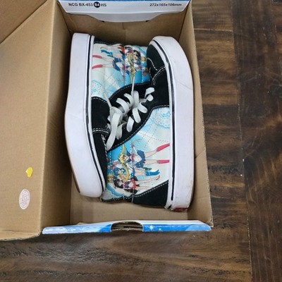 Vans x Sailor Moon Comfycush Sk8-Hi Pretty Guardians Kids Size 2.0