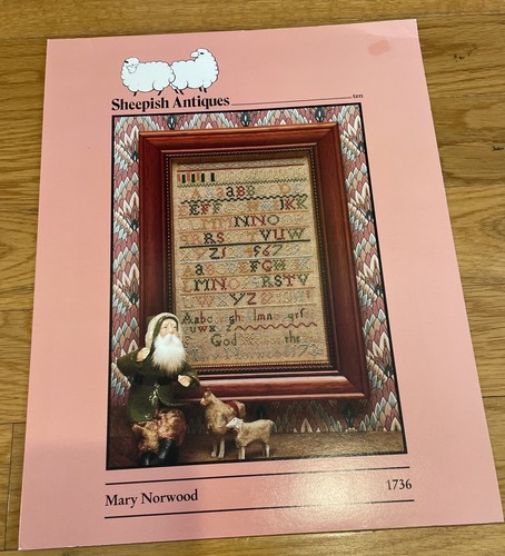 SHEEPISH ANTIQUES Counted cross Stitch (3 Vintage Designs) - Picture 4 of 4