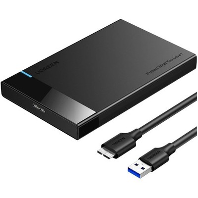 Festplattengehäuse 2,5 Zoll, USB 3.0, SATA, SSD HDD, extern, Kunststoff