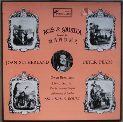 Handel* - Acis & Galatea 2xLP + Box Vinyl Classical Baroque,Opera 224201