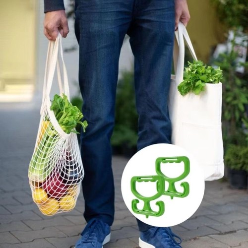 2Pcs Supports Up Shopping Bag Holder Clips Food Bag Carrier Grip Bucket - Picture 6 of 14