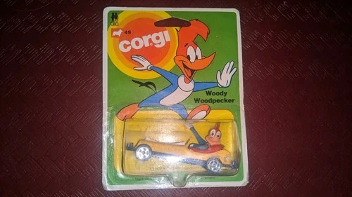 Vintage Corgi Woody Woodpecker Car