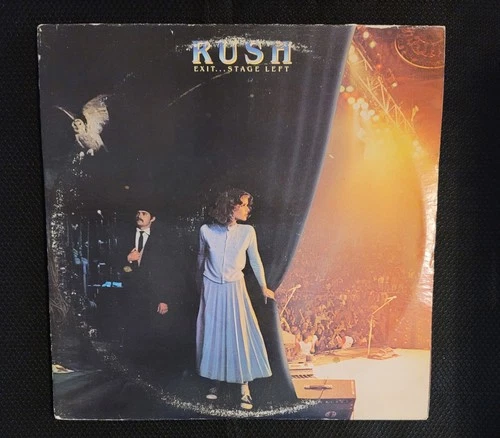 Exit...Stage Left [2LP] Rush 1981 Vintage Rock Vinyl Record VG+