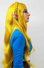 Princess Zelda Cosplay Wig and Ears for Women Anime Cosplay