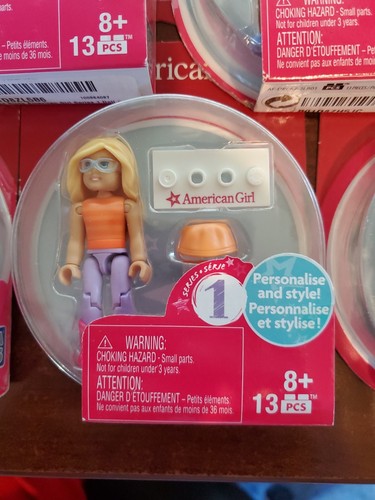 Mega Bloks American Girl Doll Series 1 Set of 7 Personalize Style Figures - Picture 7 of 9