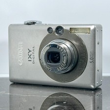 Canon IXY DIGITAL 55 Compact Camera Silver 3x Optical Zoom Metal Body Design