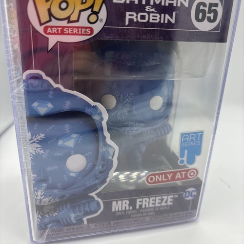Funko Pop! Art Series Mr. Freeze Batman & Robin Target #65 Hard Protector SEALED - Picture 7 of 7