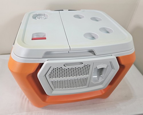 COOLEST COOLER ORANGE w/ BLENDER, Battery/Charger, Speaker & Accessories VGC - Bild 3 von 24