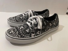 Vans Star Wars Stormtrooper Hombres Talla 12 Tenis Zapatos Negro Con Cordones Cachemira