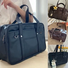 Japanese Style JK Uniform Bag PU Leather Messenger Handbag School Bag