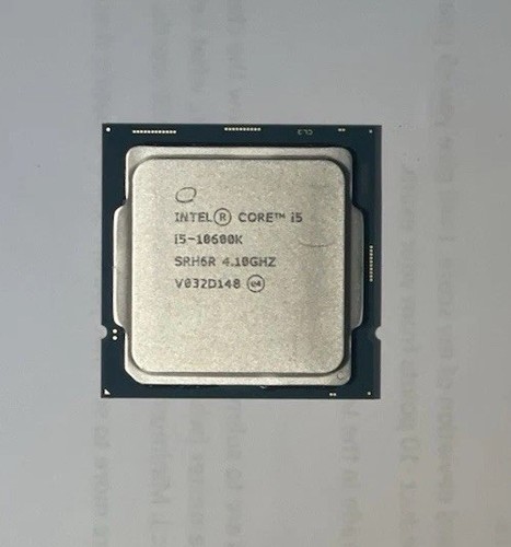 Intel Core I5-10600k LGA 1200 Desktop CPU Processor 4.1Ghz Six-core 12MB