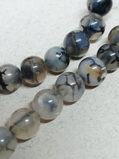 8mm Snake Skin Agate 15" Bead Strand
