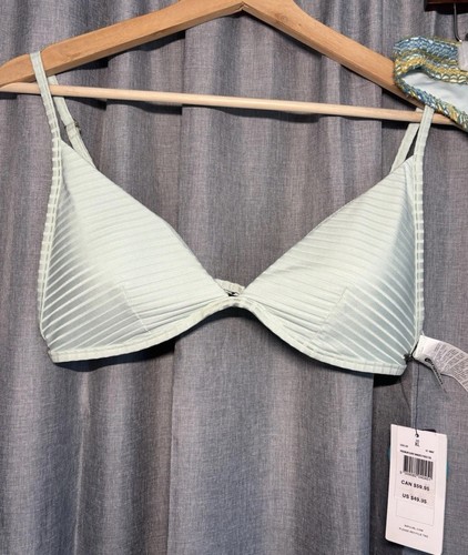 Top de bikini Rip Curl acanalado talla XL - D Cup nuevo con etiquetas conjunto desajuste Volcom XL inferior - Imagen 3 de 15