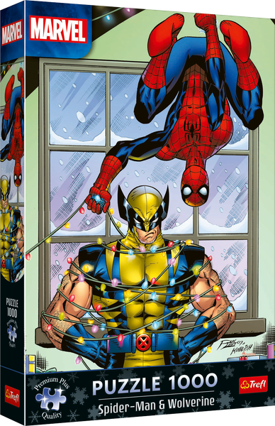 Trefl 12088 Spider-Man & Wolverine Premium Plus 1000 Teile Puzzle-image