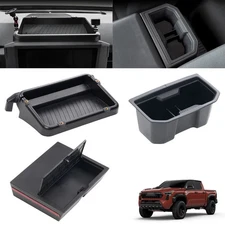 8" Dashboard Behind Screen Storage Box Cup Holder Set for 2024-25 Toyota Tacoma