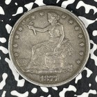 New Listing1877 U.S. $1 Trade Dollar Lot#A9456 Large Silver!