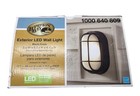 New Hampton Bay Exterior LED Wall Light Fixture 1000 640 809 Outdoor All Weather