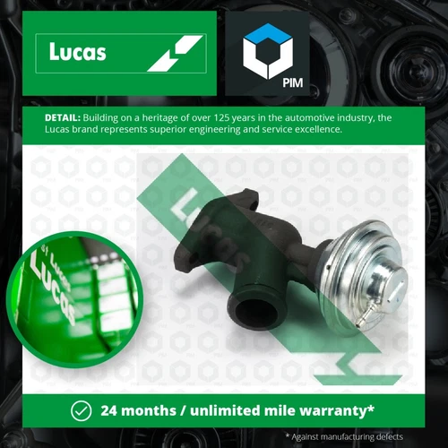 EGR Valve fits CITROEN C5 Mk1 2.0D 01 to 04 Lucas 1628VT 9640185580 Quality New