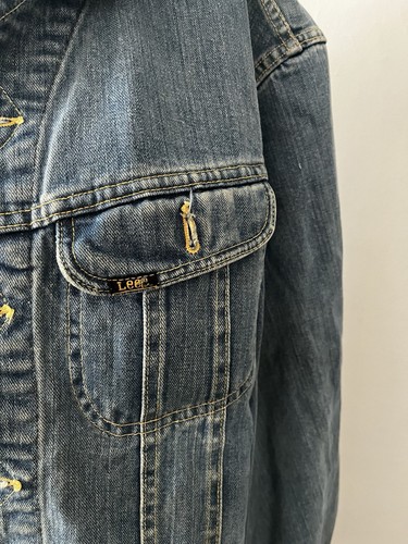 Vintage 60er 70er Lee Riders Denim Jeans Trucker Jacke PATD 153438 Made in USA Blau - Bild 2 von 19