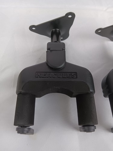 2 HERCULES GSP39WB PLUS STEEL MOUNT SHORT ARM WALL MOUNT GUITAR / BASS HANGER - Picture 4 of 11