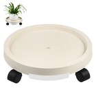 Blumentopfuntersetzer Mit Rollen Blumenpot -Tablett Blumenknopfschale Rädern