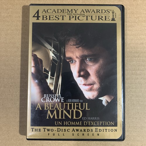A Beautiful Mind (DVD, 2002, 2-Disc Set, Limited Edition Packaging Full Screen - Picture 1 of 11