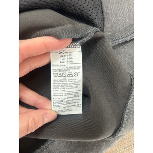 NWT Old Navy Dynamic Fleece Zip Up Hoodie Size XL Youth Gray Jacket - Picture 4 of 8