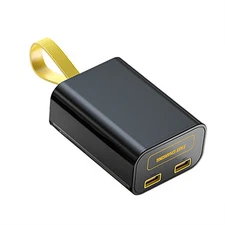 DIY 3* 18650 Battery Charger Case Power Bank Box Fast Charging w/ Night Light