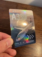 Delta Air Lines Pilot Trading Card from 2022, No. 59 Airbus A330-300
