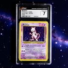 ✨ CGC 7 NEAR MINT ✨1999 POKEMON BASE SET UNLIMITED #10 MEWTWO-HOLO