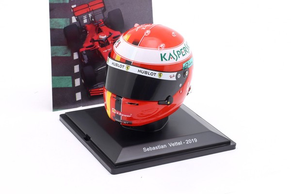 S. Vettel Scuderia Ferrari #5 Monaco Gp Formel 1 2019 Helm 1:5 Spark Editions-image