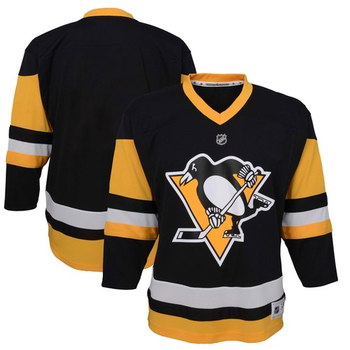 Kleinkind schwarz Pittsburgh Penguins Heim Replica Trikot - Bild 1 von 3
