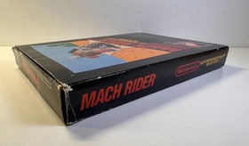 Mach Rider Nintendo NES, 1985 COMPLETE IN BOXCIB 5-Screw Punch Tab 1st Release