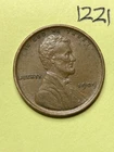 1909-VDB LINCOLN WHEAT CENT, VERY HIGH GRADE!, "EXTREMELY FINE" #1221