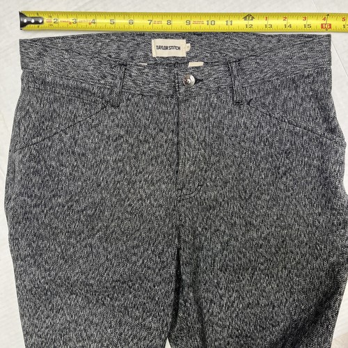Taylor Stitch Camp Pant Salt & Pepper Grey Organic Cotton 32 x 30 NWOT Tagged 31 - Picture 8 of 17
