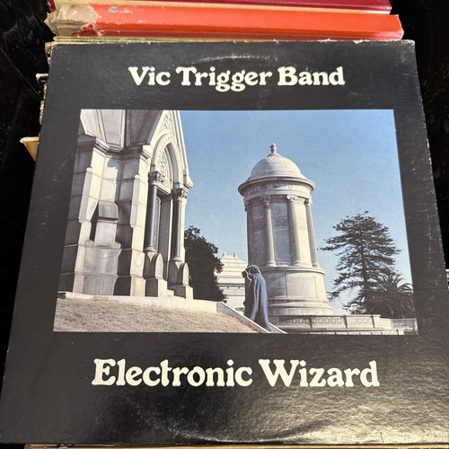 Vic Trigger Band Electronic Wizard Vinyl LP OG US 1977 VG+/VG Hard Jazz Rock