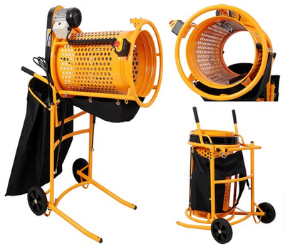 #ad 360W Foldable Electric Rotary Soil Sieve Machine Steel Screen Aperture 11MM $639.99