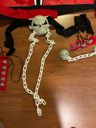 Vintage 1995 Todd McFarlane Spawn Costume 73043 Deluxe Halloween COMPLETE - Picture 5 of 11