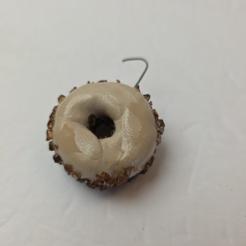 Donna's Donuts Flint Michigan Mini Donut Árbol de Navidad Adorno en Caja 2017 - Imagen 3 de 6