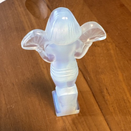 ART DECO SABINO ÄGYPTISCHE FRAU OPALISIERENDE GLASFIGUR RARITÄT - Bild 5 von 9