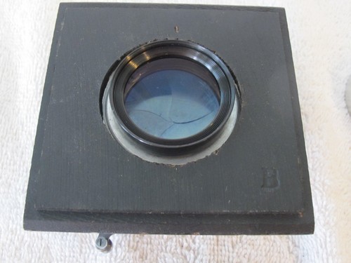 KODAK COMMERCIAL EKTAR LENS 8 1/2" F6.3 & Ilex  #3 ACME SHUTTER & Board Caps - Picture 7 of 8