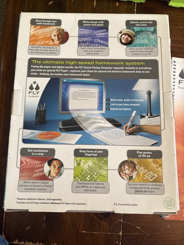 LeapFrog - FLY Fusion Pentop Computer Homework & Learning Package - Picture 2 of 3