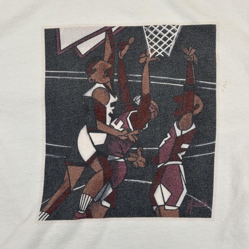 Aimé Leon Dore Shirt Mens Small White Basketball Graphic Tee Streetwear - Picture 2 of 12